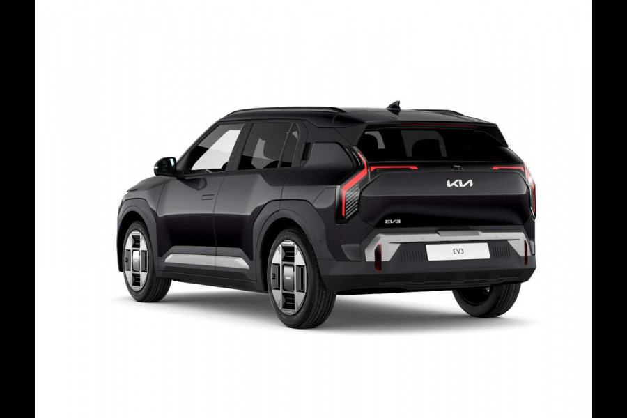 Kia EV3 Plus Advanced 81.4 kWh | Navi | 19" | Adapt. Cruise | Clima | Schuif/Kanteldak | Stoel&Stuurverw. | Priv Glass | BSM | Harman Kardon | Private Lease € 616,- Actie !