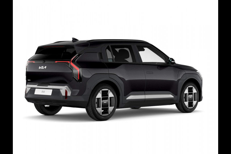 Kia EV3 Plus Advanced 81.4 kWh | Navi | 19" | Adapt. Cruise | Clima | Schuif/Kanteldak | Stoel&Stuurverw. | Priv Glass | BSM | Harman Kardon | Private Lease € 616,- Actie !