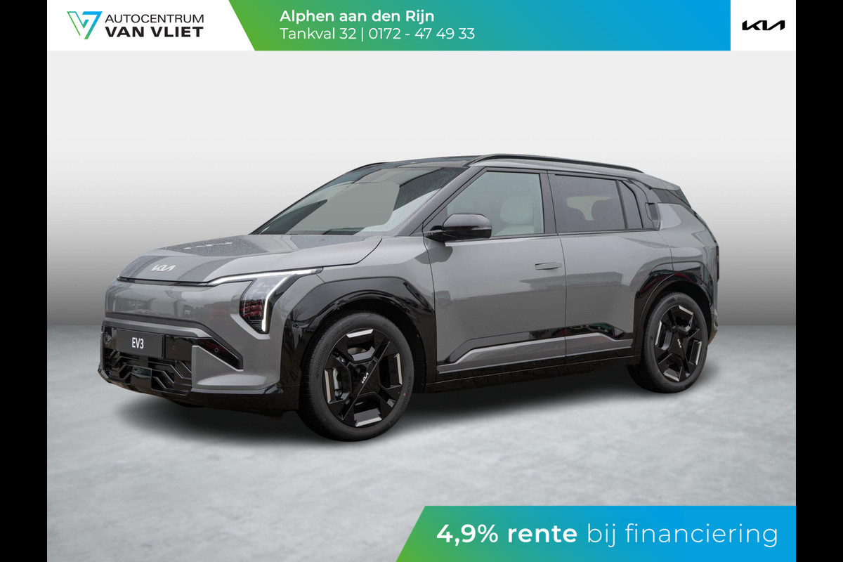 Kia EV3 GT-Line 81.4 kWh | OP VOORRAAD SNEL RIJDEN | Schuif kantel dak | Navigatie | Stoel en stuur verwarming | Kia EV3 GT-Line 81.4 kWh | OP VOORRAAD SNEL RIJDEN | Schuif kantel dak | Navigatie | Stoel en stuur verwarming |