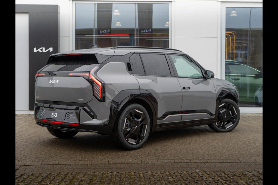 Kia EV3 GT-Line 81.4 kWh | OP VOORRAAD SNEL RIJDEN | Schuif kantel dak | Navigatie | Stoel en stuur verwarming |