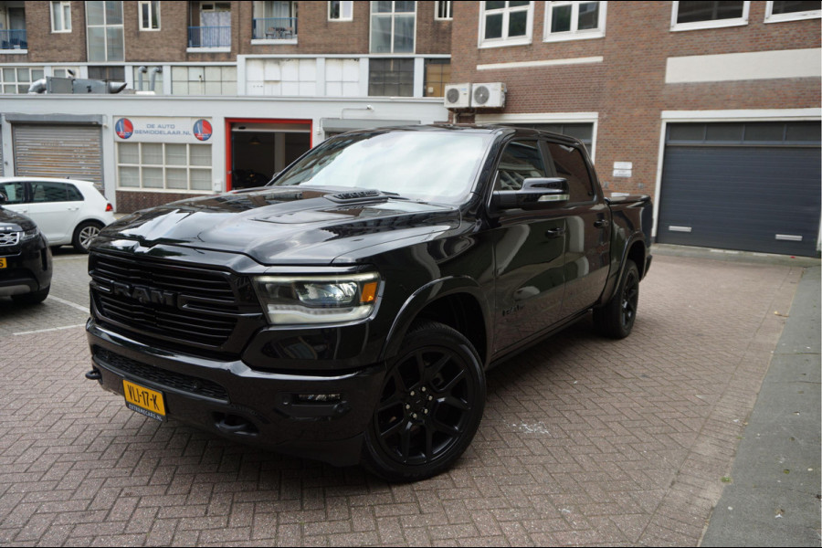 Dodge Ram 1500 5.7 V8 4x4 Crew Cab Laramie Sport | Luchtvering | HUD | Adaptieve Cruise | Lane Departure Meesturen | Keyless | Camerabeeld spiegel | Harman Kardon | Apple Carplay | Gedeelde achterklep | 200 liter LPG