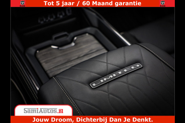 Dodge Ram 1500 Limited Demo Night High Output 540HP 706Nm | Massage + Full Option | De Meest Luxe en Volle Pick-Up in zijn Klasse | Comfortabele Dubbele Cabine met Royale 5 Zitplaatsen | BPM vrij | Nu Leverbaar uit Voorraad | Voorraad Nr 2263 - V76JVF