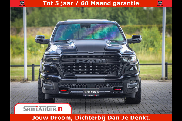 Dodge Ram 1500 Limited Night H.O 540HP 706Nm | Massage + Full Option | De Meest Luxe en Volle Pick-Up in zijn Klasse | Comfortabele Dubbele Cabine met Royale 5 Zitplaatsen | BPM vrij | Nu Leverbaar uit Voorraad | Voorraad Nr 2349 -  5159