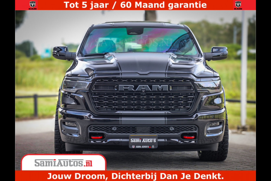 Dodge Ram 1500 Limited Night H.O 540HP 706Nm | Massage + Full Option | De Meest Luxe en Volle Pick-Up in zijn Klasse | Comfortabele Dubbele Cabine met Royale 5 Zitplaatsen | BPM vrij | Nu Leverbaar uit Voorraad | Voorraad Nr 2349 -  5159