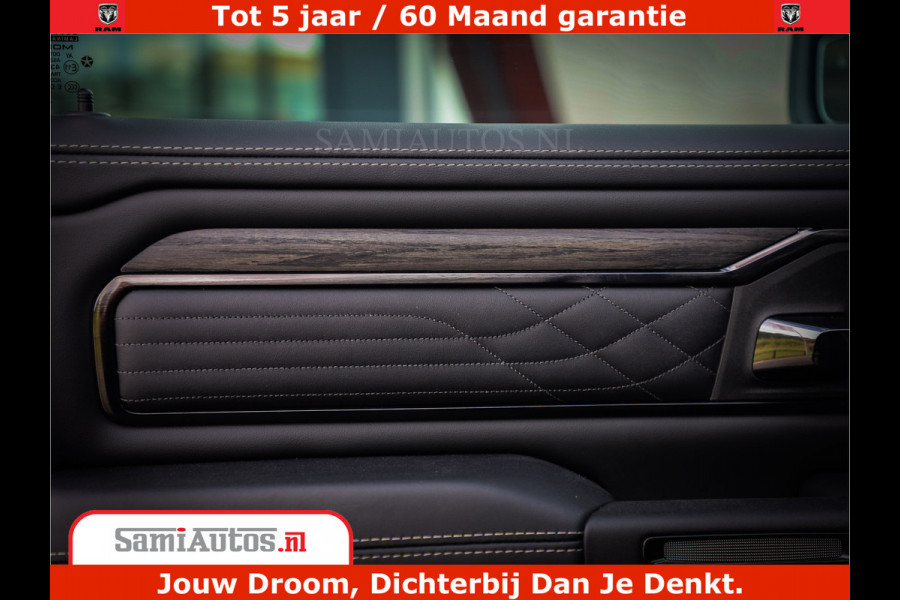 Dodge Ram 1500 Limited Night H.O 540HP 706Nm | Massage + Full Option | De Meest Luxe en Volle Pick-Up in zijn Klasse | Comfortabele Dubbele Cabine met Royale 5 Zitplaatsen | BPM vrij | Nu Leverbaar uit Voorraad | Voorraad Nr 2349 -  5159