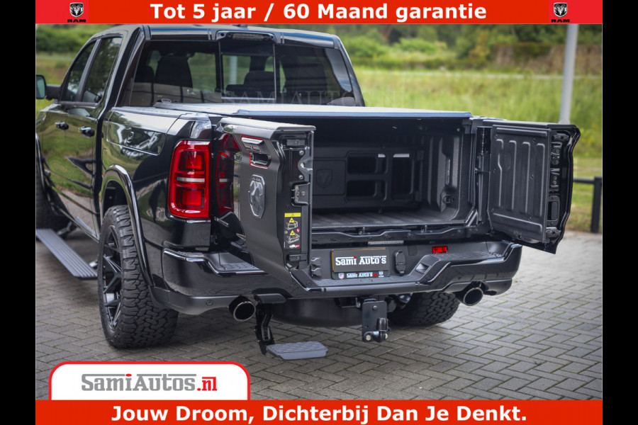 Dodge Ram 1500 Limited Night H.O 540HP 706Nm | Massage + Full Option | De Meest Luxe en Volle Pick-Up in zijn Klasse | Comfortabele Dubbele Cabine met Royale 5 Zitplaatsen | BPM vrij | Nu Leverbaar uit Voorraad | Voorraad Nr 2349 -  5159