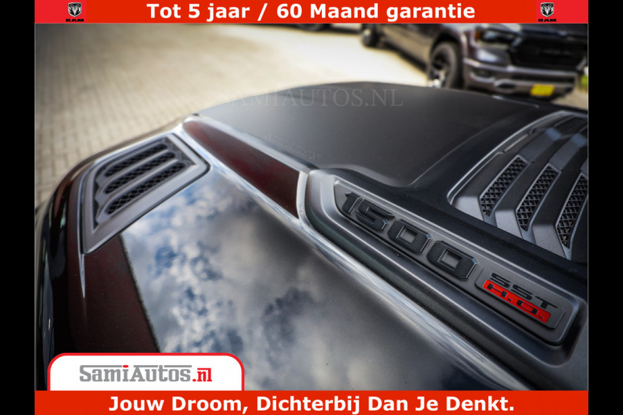Dodge Ram 1500 Limited Night H.O 540HP 706Nm | Massage + Full Option | De Meest Luxe en Volle Pick-Up in zijn Klasse | Comfortabele Dubbele Cabine met Royale 5 Zitplaatsen | BPM vrij | Nu Leverbaar uit Voorraad | Voorraad Nr 2349 -  5159