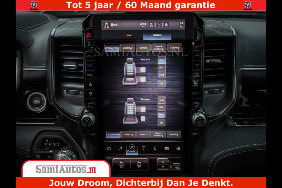 Dodge Ram 1500 Limited Night H.O 540HP 706Nm | Massage + Full Option | De Meest Luxe en Volle Pick-Up in zijn Klasse | Comfortabele Dubbele Cabine met Royale 5 Zitplaatsen | BPM vrij | Nu Leverbaar uit Voorraad | Voorraad Nr 2349 -  5159