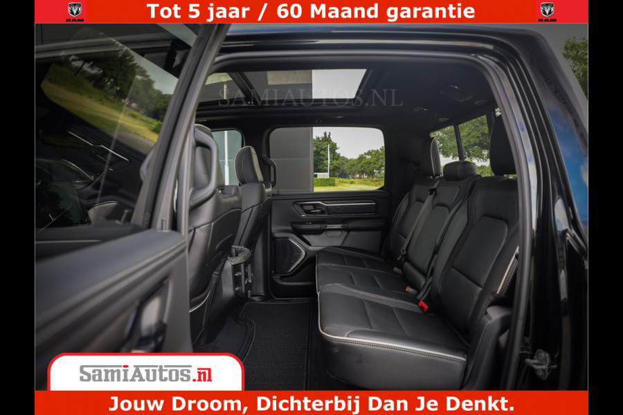 Dodge Ram 1500 Limited Night H.O 540HP 706Nm | Massage + Full Option | De Meest Luxe en Volle Pick-Up in zijn Klasse | Comfortabele Dubbele Cabine met Royale 5 Zitplaatsen | BPM vrij | Nu Leverbaar uit Voorraad | Voorraad Nr 2349 -  5159
