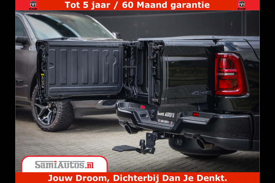 Dodge Ram 1500 Limited Night H.O 540HP 706Nm | Massage + Full Option | De Meest Luxe en Volle Pick-Up in zijn Klasse | Comfortabele Dubbele Cabine met Royale 5 Zitplaatsen | BPM vrij | Nu Leverbaar uit Voorraad | Voorraad Nr 2349 -  5159