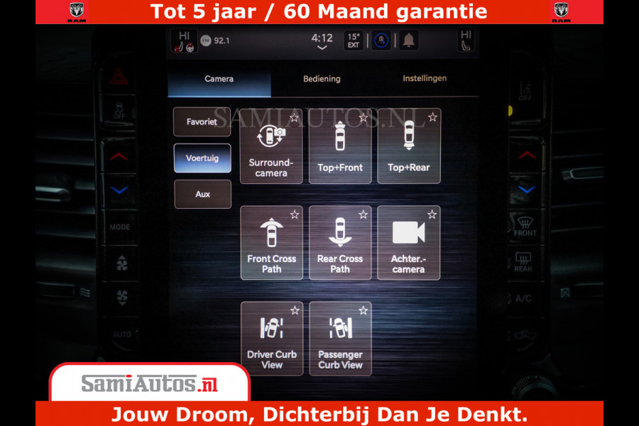 Dodge Ram 1500 Limited Night H.O 540HP 706Nm | Massage + Full Option | De Meest Luxe en Volle Pick-Up in zijn Klasse | Comfortabele Dubbele Cabine met Royale 5 Zitplaatsen | BPM vrij | Nu Leverbaar uit Voorraad | Voorraad Nr 2349 -  5159