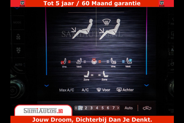 Dodge Ram 1500 Limited Night H.O 540HP 706Nm | Massage + Full Option | De Meest Luxe en Volle Pick-Up in zijn Klasse | Comfortabele Dubbele Cabine met Royale 5 Zitplaatsen | BPM vrij | Nu Leverbaar uit Voorraad | Voorraad Nr 2349 -  5159