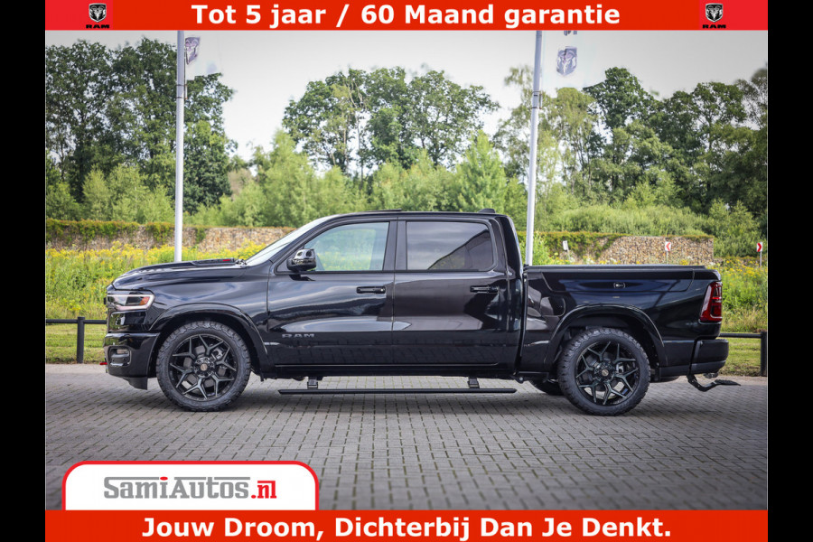 Dodge Ram 1500 Limited Night H.O 540HP 706Nm | Massage + Full Option | De Meest Luxe en Volle Pick-Up in zijn Klasse | Comfortabele Dubbele Cabine met Royale 5 Zitplaatsen | BPM vrij | Nu Leverbaar uit Voorraad | Voorraad Nr 2349 -  5159