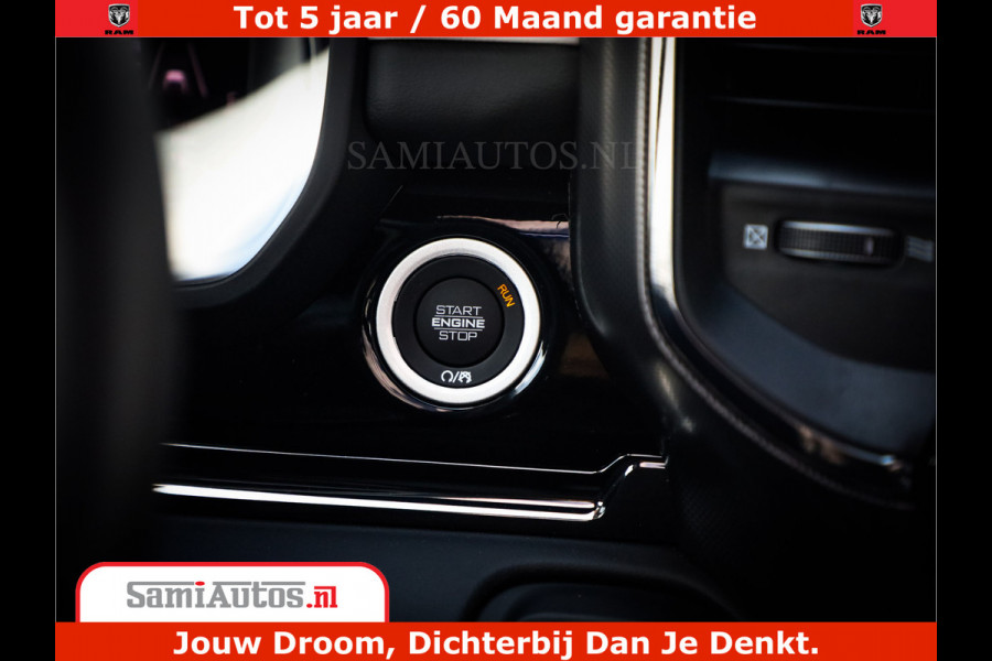 Dodge Ram 1500 Limited Night H.O 540HP 706Nm | Massage + Full Option | De Meest Luxe en Volle Pick-Up in zijn Klasse | Comfortabele Dubbele Cabine met Royale 5 Zitplaatsen | BPM vrij | Nu Leverbaar uit Voorraad | Voorraad Nr 2349 -  5159