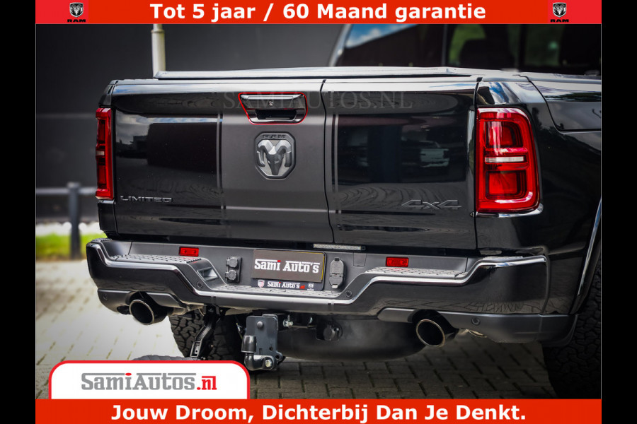 Dodge Ram 1500 Limited Night H.O 540HP 706Nm | Massage + Full Option | De Meest Luxe en Volle Pick-Up in zijn Klasse | Comfortabele Dubbele Cabine met Royale 5 Zitplaatsen | BPM vrij | Nu Leverbaar uit Voorraad | Voorraad Nr 2349 -  5159