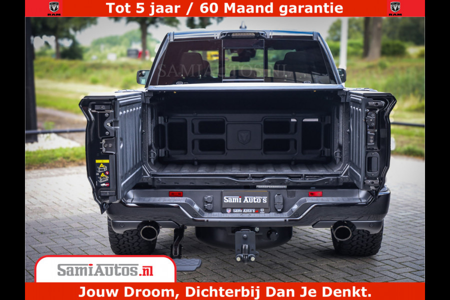 Dodge Ram 1500 Limited Night H.O 540HP 706Nm | Massage + Full Option | De Meest Luxe en Volle Pick-Up in zijn Klasse | Comfortabele Dubbele Cabine met Royale 5 Zitplaatsen | BPM vrij | Nu Leverbaar uit Voorraad | Voorraad Nr 2349 -  5159