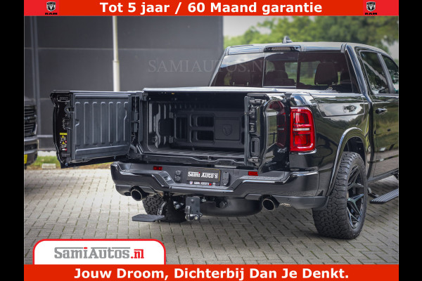 Dodge Ram 1500 Limited Night H.O 540HP 706Nm | Massage + Full Option | De Meest Luxe en Volle Pick-Up in zijn Klasse | Comfortabele Dubbele Cabine met Royale 5 Zitplaatsen | BPM vrij | Nu Leverbaar uit Voorraad | Voorraad Nr 2349 -  5159