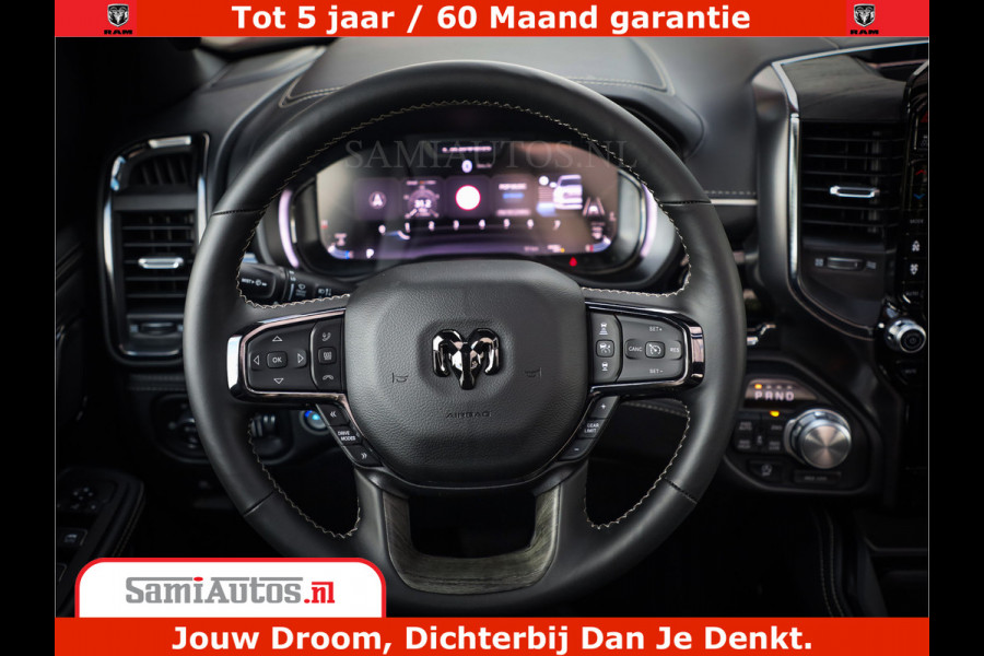 Dodge Ram 1500 Limited Night H.O 540HP 706Nm | Massage + Full Option | De Meest Luxe en Volle Pick-Up in zijn Klasse | Comfortabele Dubbele Cabine met Royale 5 Zitplaatsen | BPM vrij | Nu Leverbaar uit Voorraad | Voorraad Nr 2349 -  5159