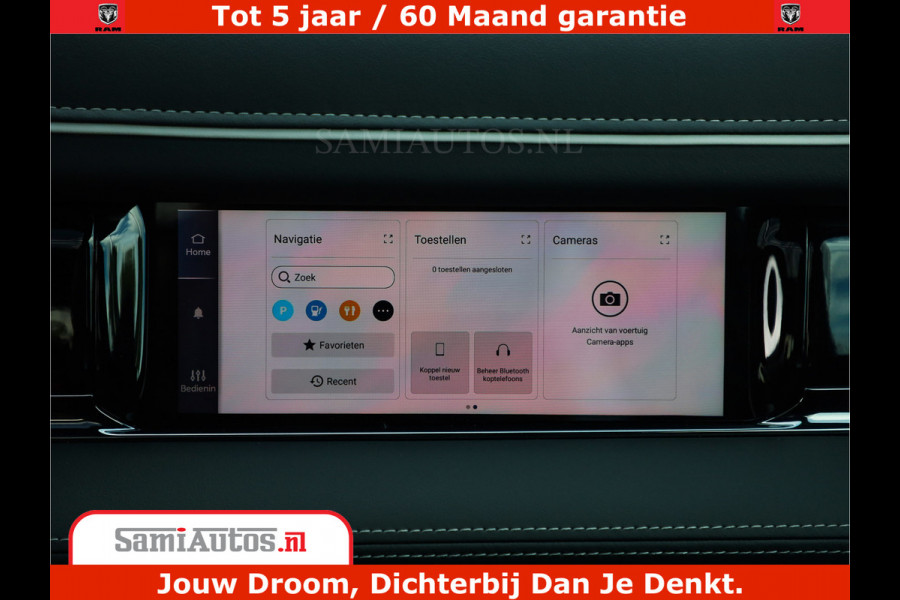 Dodge Ram 1500 Limited Night H.O 540HP 706Nm | Massage + Full Option | De Meest Luxe en Volle Pick-Up in zijn Klasse | Comfortabele Dubbele Cabine met Royale 5 Zitplaatsen | BPM vrij | Nu Leverbaar uit Voorraad | Voorraad Nr 2349 -  5159