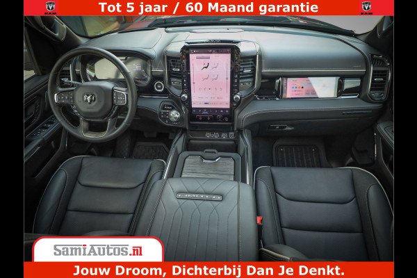 Dodge Ram 1500 Limited Night H.O 540HP 706Nm | Massage + Full Option | De Meest Luxe en Volle Pick-Up in zijn Klasse | Comfortabele Dubbele Cabine met Royale 5 Zitplaatsen | BPM vrij | Nu Leverbaar uit Voorraad | Voorraad Nr 2349 -  5159