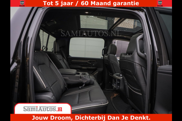 Dodge Ram 1500 Limited Night H.O 540HP 706Nm | Massage + Full Option | De Meest Luxe en Volle Pick-Up in zijn Klasse | Comfortabele Dubbele Cabine met Royale 5 Zitplaatsen | BPM vrij | Nu Leverbaar uit Voorraad | Voorraad Nr 2333 - 5129