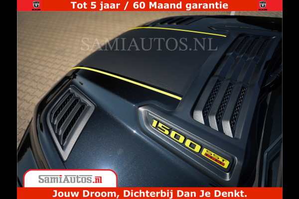 Dodge Ram 1500 Limited Night H.O 540HP 706Nm | Massage + Full Option | De Meest Luxe en Volle Pick-Up in zijn Klasse | Comfortabele Dubbele Cabine met Royale 5 Zitplaatsen | BPM vrij | Nu Leverbaar uit Voorraad | Voorraad Nr 2333 - 5129