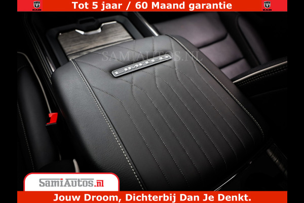Dodge Ram 1500 Limited Night H.O 540HP 706Nm | Massage + Full Option | De Meest Luxe en Volle Pick-Up in zijn Klasse | Comfortabele Dubbele Cabine met Royale 5 Zitplaatsen | BPM vrij | Nu Leverbaar uit Voorraad | Voorraad Nr 2333 - 5129