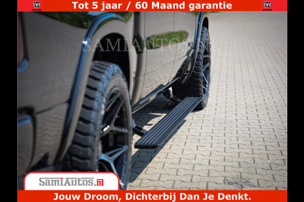 Dodge Ram 1500 Limited Night H.O 540HP 706Nm | Massage + Full Option | De Meest Luxe en Volle Pick-Up in zijn Klasse | Comfortabele Dubbele Cabine met Royale 5 Zitplaatsen | BPM vrij | Nu Leverbaar uit Voorraad | Voorraad Nr 2333 - 5129