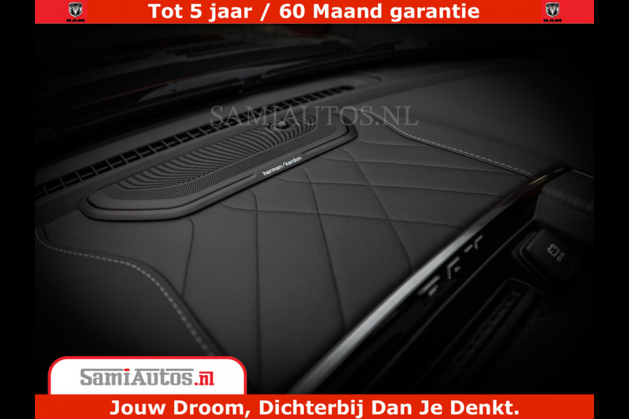 Dodge Ram 1500 Limited Night H.O 540HP 706Nm | Massage + Full Option | De Meest Luxe en Volle Pick-Up in zijn Klasse | Comfortabele Dubbele Cabine met Royale 5 Zitplaatsen | BPM vrij | Nu Leverbaar uit Voorraad | Voorraad Nr 2333 - 5129