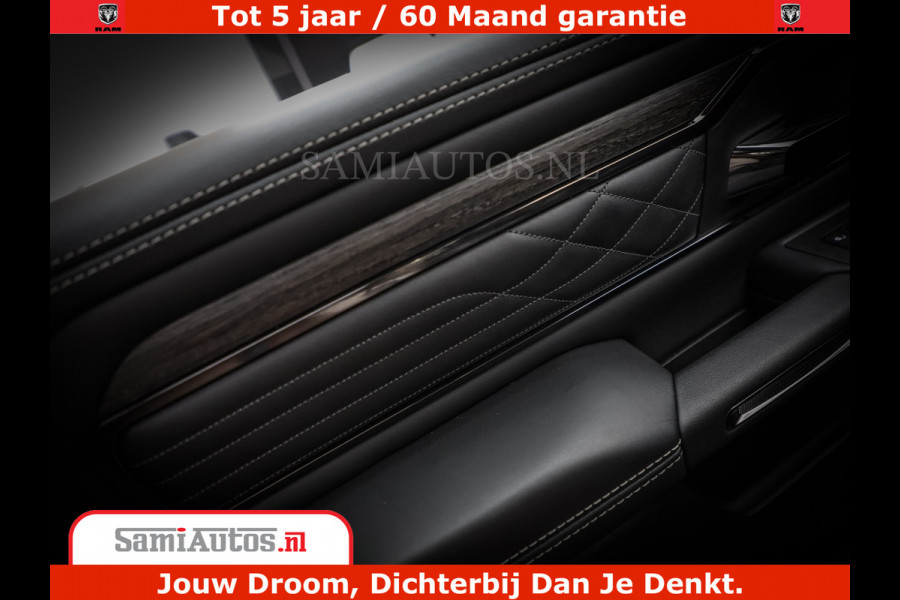 Dodge Ram 1500 Limited Night H.O 540HP 706Nm | Massage + Full Option | De Meest Luxe en Volle Pick-Up in zijn Klasse | Comfortabele Dubbele Cabine met Royale 5 Zitplaatsen | BPM vrij | Nu Leverbaar uit Voorraad | Voorraad Nr 2333 - 5129