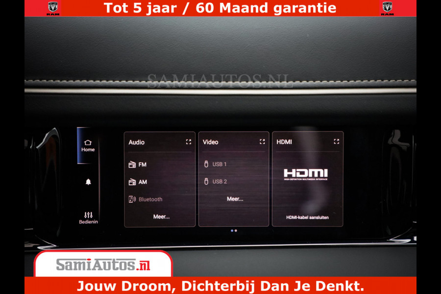 Dodge Ram 1500 Limited Night H.O 540HP 706Nm | Massage + Full Option | De Meest Luxe en Volle Pick-Up in zijn Klasse | Comfortabele Dubbele Cabine met Royale 5 Zitplaatsen | BPM vrij | Nu Leverbaar uit Voorraad | Voorraad Nr 2333 - 5129