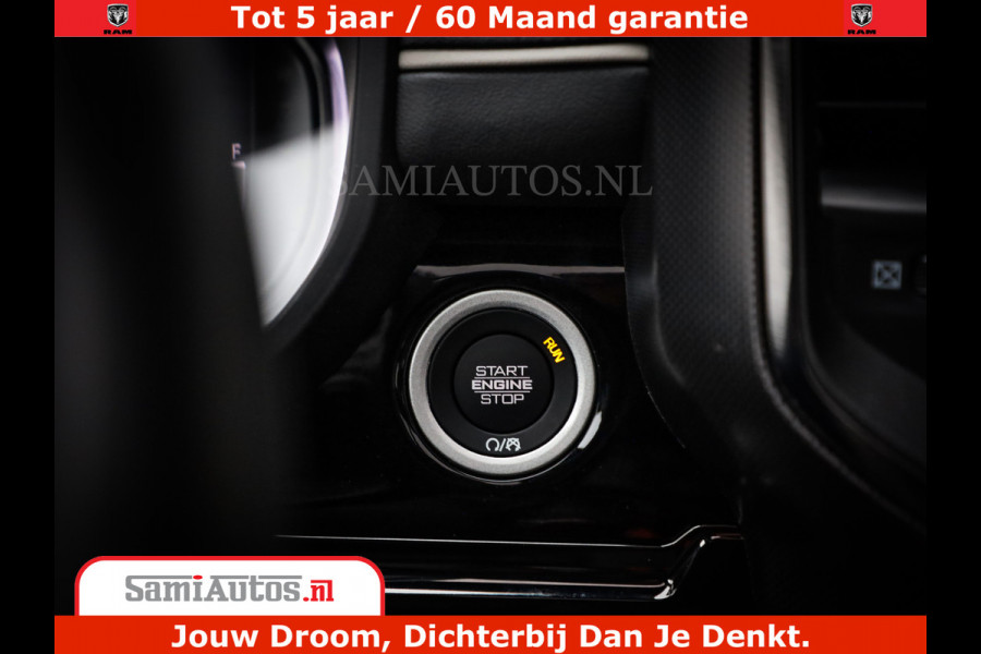 Dodge Ram 1500 Limited Night H.O 540HP 706Nm | Massage + Full Option | De Meest Luxe en Volle Pick-Up in zijn Klasse | Comfortabele Dubbele Cabine met Royale 5 Zitplaatsen | BPM vrij | Nu Leverbaar uit Voorraad | Voorraad Nr 2333 - 5129