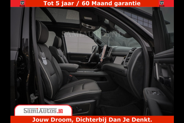 Dodge Ram 1500 Limited Night H.O 540HP 706Nm | Massage + Full Option | De Meest Luxe en Volle Pick-Up in zijn Klasse | Comfortabele Dubbele Cabine met Royale 5 Zitplaatsen | BPM vrij | Nu Leverbaar uit Voorraad | Voorraad Nr 2333 - 5129