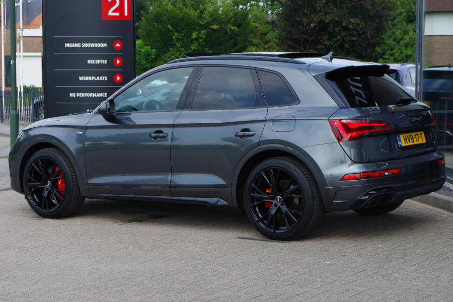 Audi Q5 55 TFSI e Quattro Competition 367 PK PHEV, Luchtvering, Panoramadak, RS-Leder, Elek. Trekhaak
