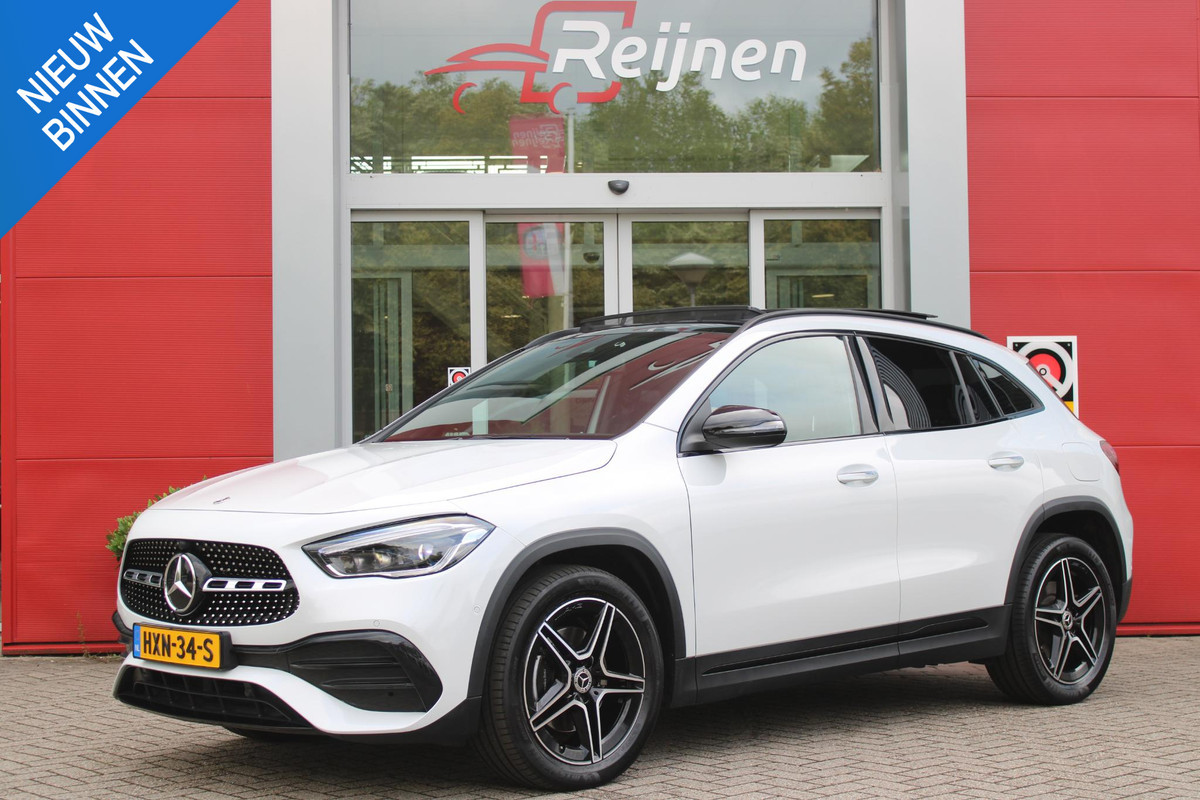 Mercedes-Benz GLA 250 e 218PK AUTOMAAT BUSINESS SOLUTION | PANORAMISCH SCHUIF/KANTEL DAK | ELEKTRISCHE ACHTER KLEP | MULTIBEAM LED MATRIX KOPLAMPEN | STOEL VERWARMING | KEYLESS ENTRY/START | NAVIGATIE | DAB+ RADIO | APPLE CARPLAY /ANDROID AUTO | ADAPTIVE CRUISE CONTROL | SFEER VERLICHTING | 19" LICHTMETALEN VELGEN | PARKEERSENSOREN VOOR EN ACHTER |