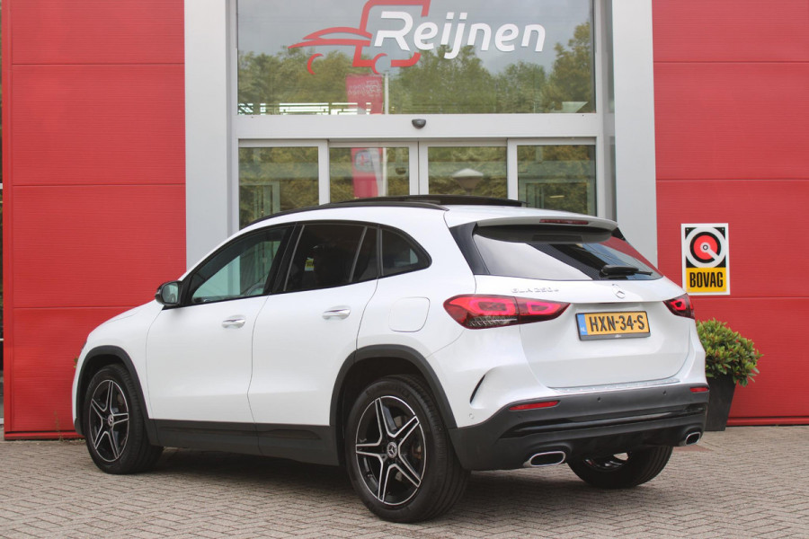 Mercedes-Benz GLA 250 e 218PK AUTOMAAT BUSINESS SOLUTION | PANORAMISCH SCHUIF/KANTEL DAK | ELEKTRISCHE ACHTER KLEP | MULTIBEAM LED MATRIX KOPLAMPEN | STOEL VERWARMING | KEYLESS ENTRY/START | NAVIGATIE | DAB+ RADIO | APPLE CARPLAY /ANDROID AUTO | ADAPTIVE CRUISE CONTROL | SFEER VERLICHTING | 19" LICHTMETALEN VELGEN | PARKEERSENSOREN VOOR EN ACHTER |