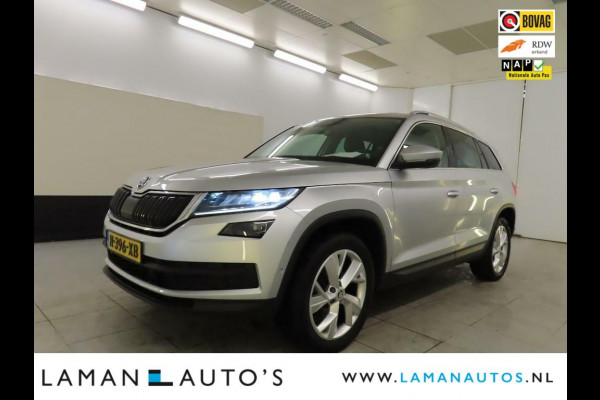Škoda Kodiaq 1.5 TSI 150pk DSG Business Edition Plus Aut. | Panorama Open dak Virtual 360 Camera Leder/Alcantara CarPlay Columbus Canton ECC
