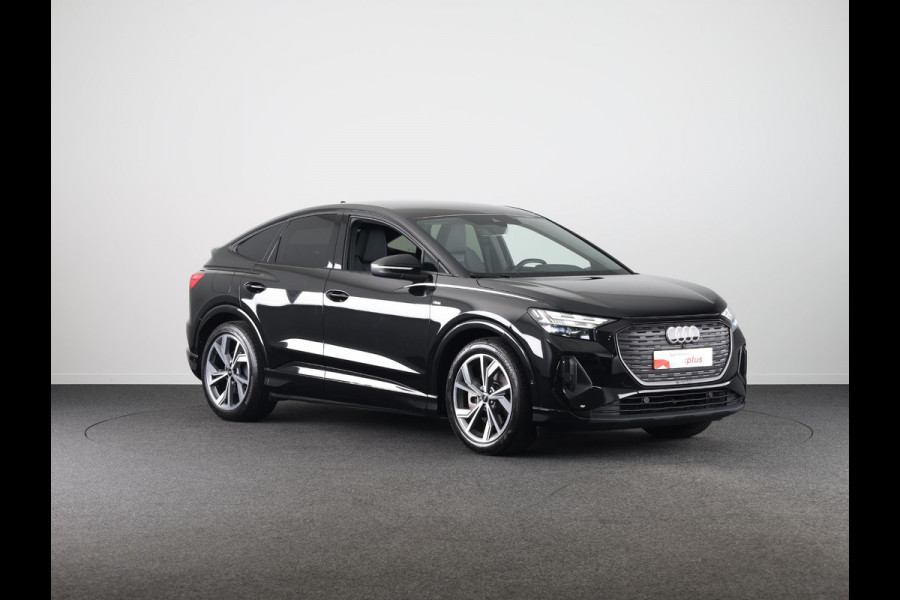 Audi Q4 Sportback e-tron 40 S edition 77 kWh 204pk | Navigatie | Stoelverwarming | Dynamic pakket | 20 inch lichtmetalen velgen | Optiek pakket zwart