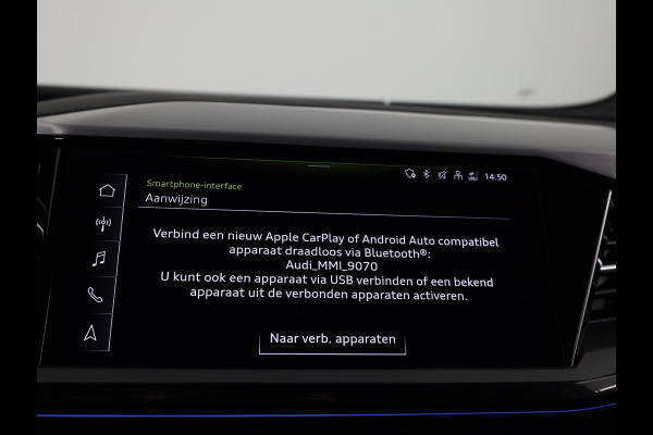 Audi Q4 Sportback e-tron 40 S edition 77 kWh 204pk | Navigatie | Stoelverwarming | Dynamic pakket | 20 inch lichtmetalen velgen | Optiek pakket zwart