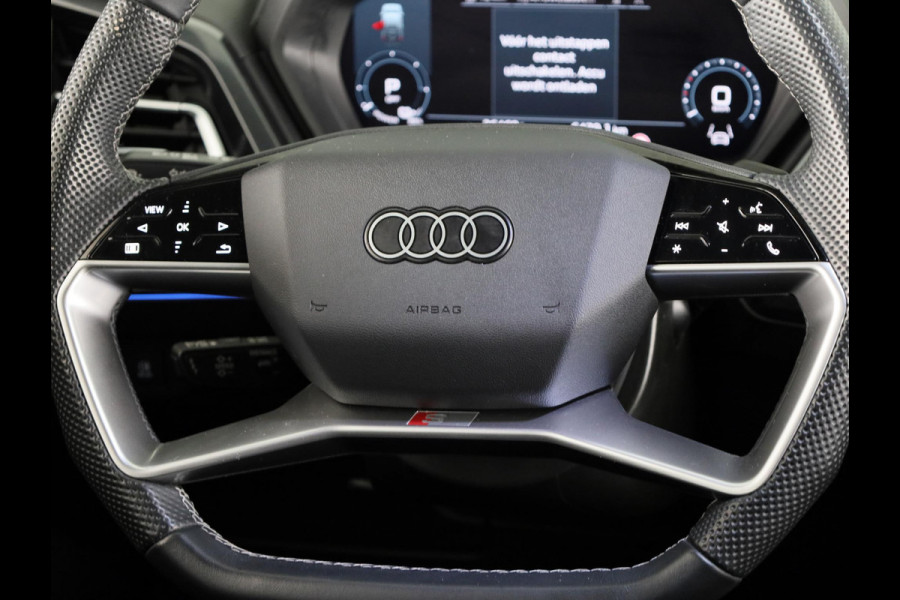 Audi Q4 Sportback e-tron 40 S edition 77 kWh 204pk | Navigatie | Stoelverwarming | Dynamic pakket | 20 inch lichtmetalen velgen | Optiek pakket zwart