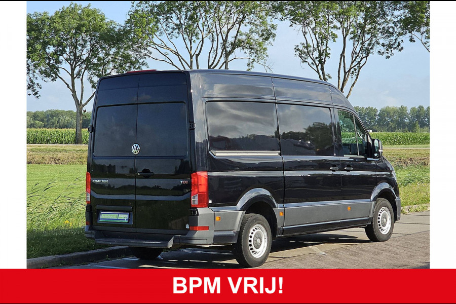 Volkswagen Crafter 35 2.0 TDI L3H3 LED Automaat Navi Euro6 177Pk Bumpers-Kleur PDC!