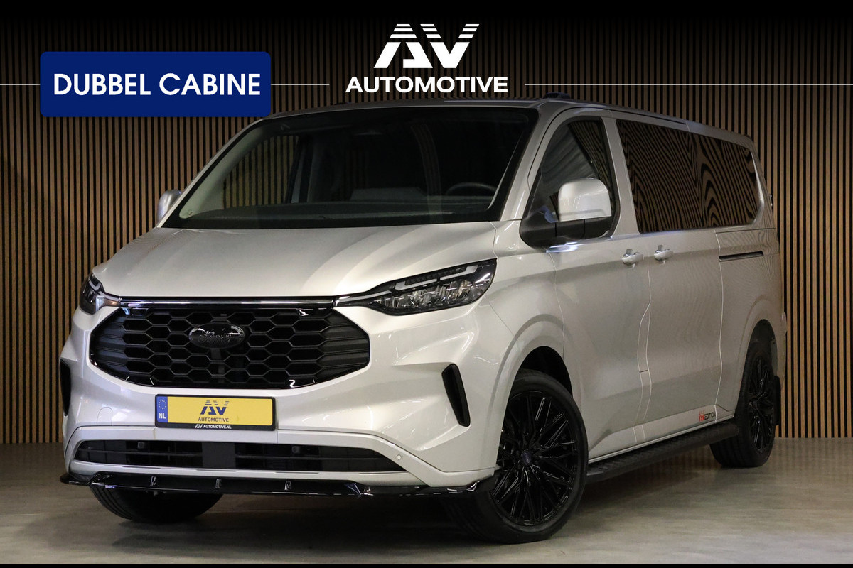 Ford Transit Custom 320 2.0 TDCI 150 PK L2H1 DC LIMITED | L+R Schuifdeur | Dubbel Cabine | Camera | CarPlay | Lane Assist | PDC V+A | Glaslook panel Raptor Edition | NL Auto | 5-Zitter | Verlengde fabrieksgarantie tot 12-2029 Ford Transit Custom 320 2.0 TDCI 150 PK L2H1 DC LIMITED | L+R Schuifdeur | Dubbel Cabine | Camera | CarPlay | Lane Assist | PDC V+A | Glaslook panel Raptor Edition | NL Auto | 5-Zitter | Verlengde fabrieksgarantie tot 12-2029