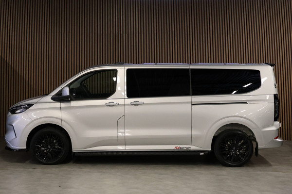 Ford Transit Custom 320 2.0 TDCI 150 PK L2H1 DC LIMITED | L+R Schuifdeur | Dubbel Cabine | Camera | CarPlay | Lane Assist | PDC V+A | Glaslook panel Raptor Edition | NL Auto | 5-Zitter | Verlengde fabrieksgarantie tot 12-2029