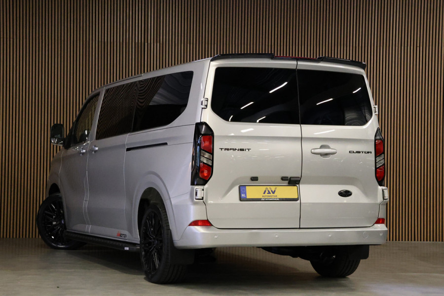 Ford Transit Custom 320 2.0 TDCI 150 PK L2H1 DC LIMITED | L+R Schuifdeur | Dubbel Cabine | Camera | CarPlay | Lane Assist | PDC V+A | Glaslook panel Raptor Edition | NL Auto | 5-Zitter | Verlengde fabrieksgarantie tot 12-2029