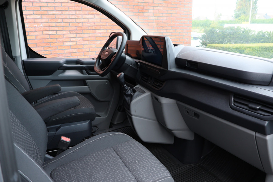 Ford Transit Custom 320 2.0 TDCI 150 PK L2H1 DC LIMITED | L+R Schuifdeur | Dubbel Cabine | Camera | CarPlay | Lane Assist | PDC V+A | Glaslook panel Raptor Edition | NL Auto | 5-Zitter | Verlengde fabrieksgarantie tot 12-2029