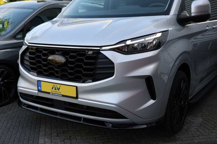 Ford Transit Custom 320 2.0 TDCI 150 PK L2H1 DC LIMITED | L+R Schuifdeur | Dubbel Cabine | Camera | CarPlay | Lane Assist | PDC V+A | Glaslook panel Raptor Edition | NL Auto | 5-Zitter | Verlengde fabrieksgarantie tot 12-2029