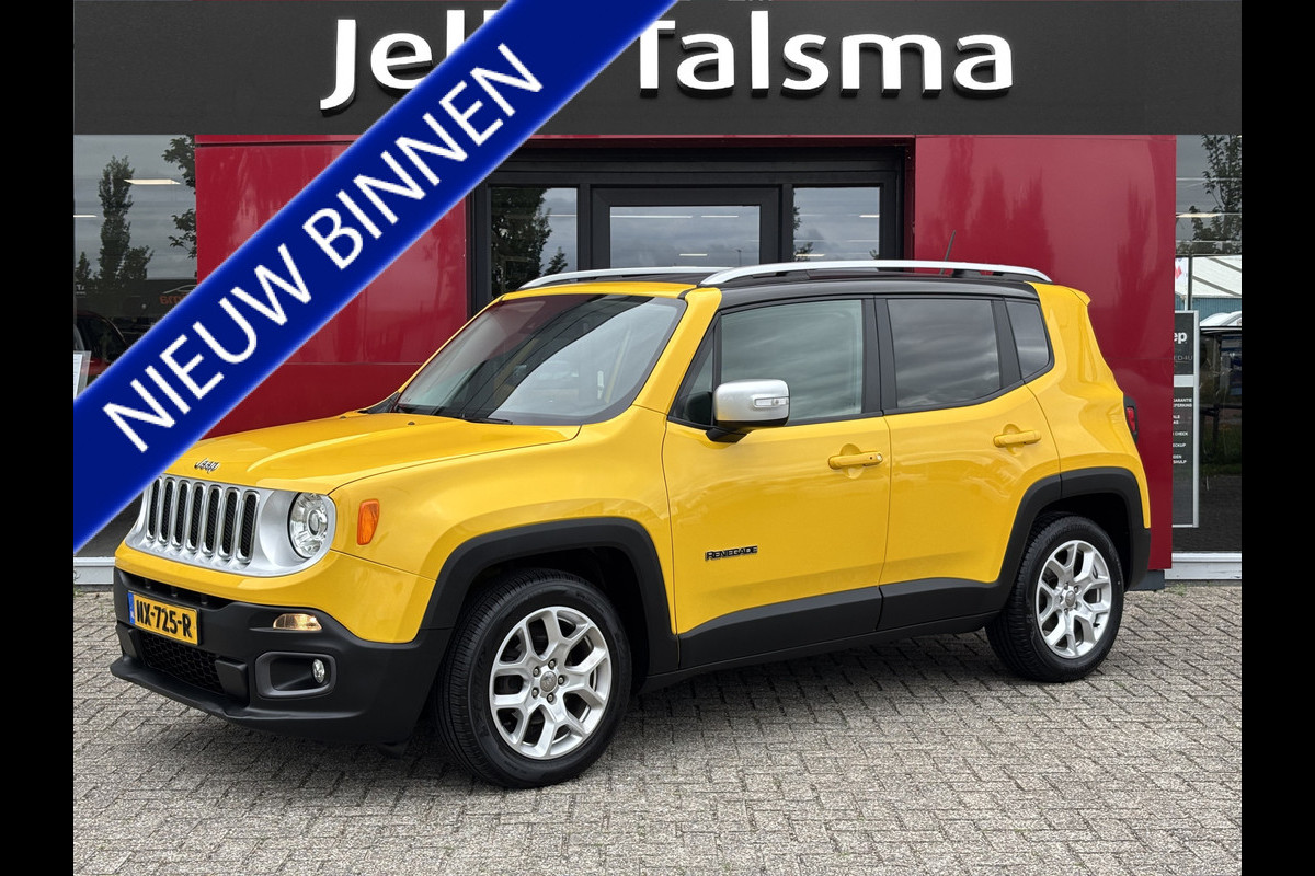 Jeep Renegade 1.4 MultiAir Limited Automaat | Leren bekleding | Navigatie | Cruise Control Jeep Renegade 1.4 MultiAir Limited Automaat | Leren bekleding | Navigatie | Cruise Control