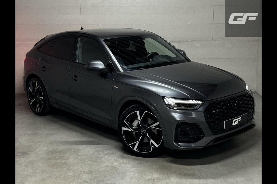 Audi Q5 Sportback 55 TFSI e BlackEdition S-Line Luchtvering Sfeer. Carplay