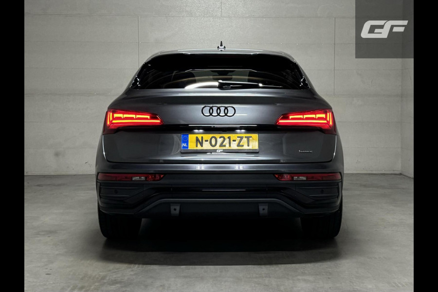 Audi Q5 Sportback 55 TFSI e BlackEdition S-Line Luchtvering Sfeer. Carplay