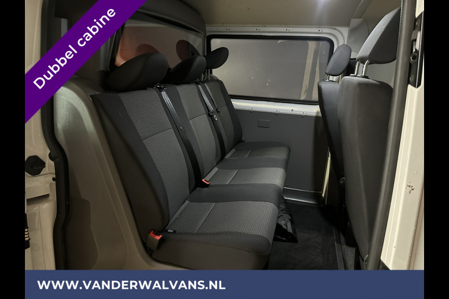 Volkswagen Transporter 2.0 TDI L2H1 Dubbele Cabine Euro6 Airco | 5-Zits | Navigatie | Trekhaak | Apple Carplay Android Auto, Cruisecontrol, Parkeersensoren